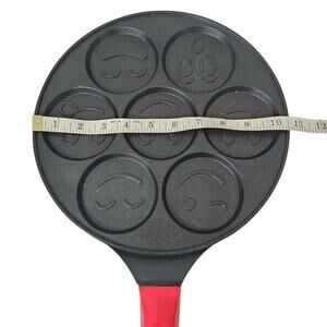 7 Hole Non‎ Stick Frying Pan Smiley Faces, Pancakes, Omelette